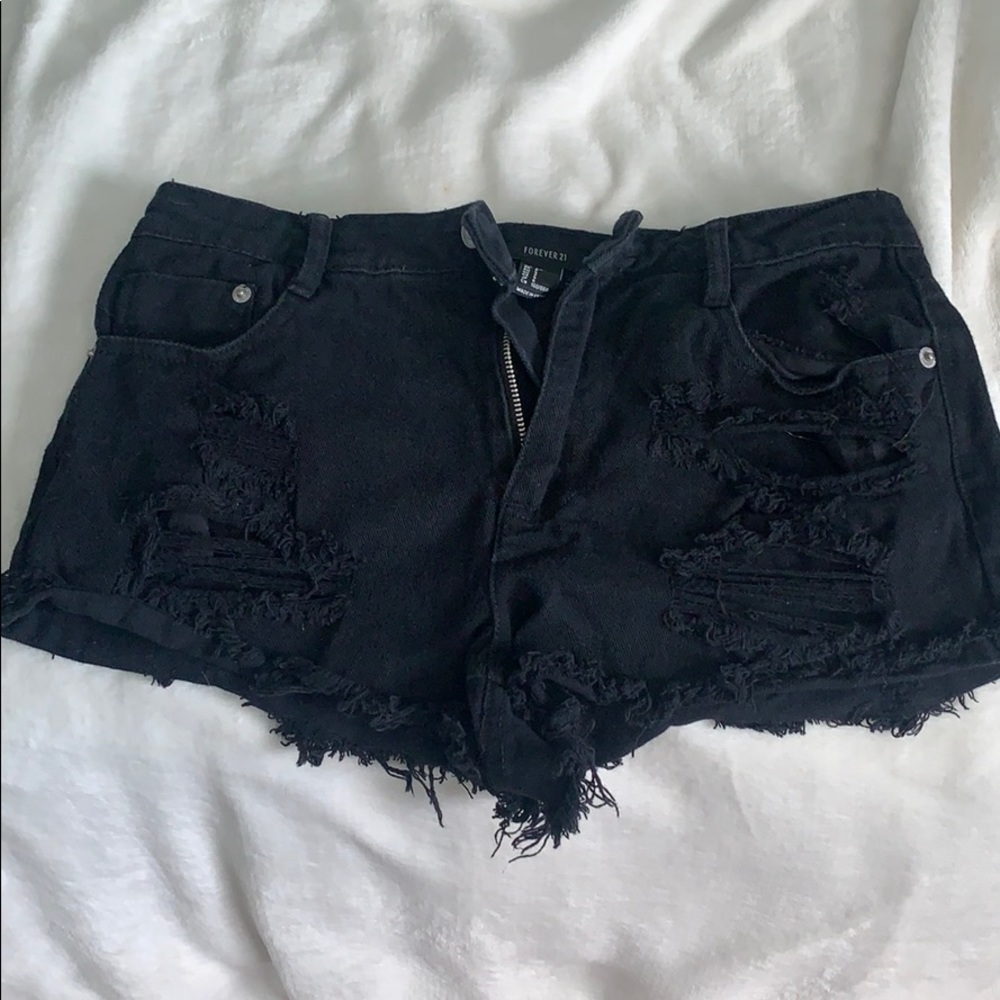 Black shorts